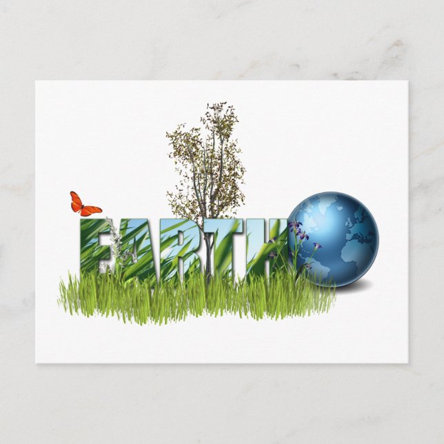 Cartão Postal Dia da Terra (Frente)
