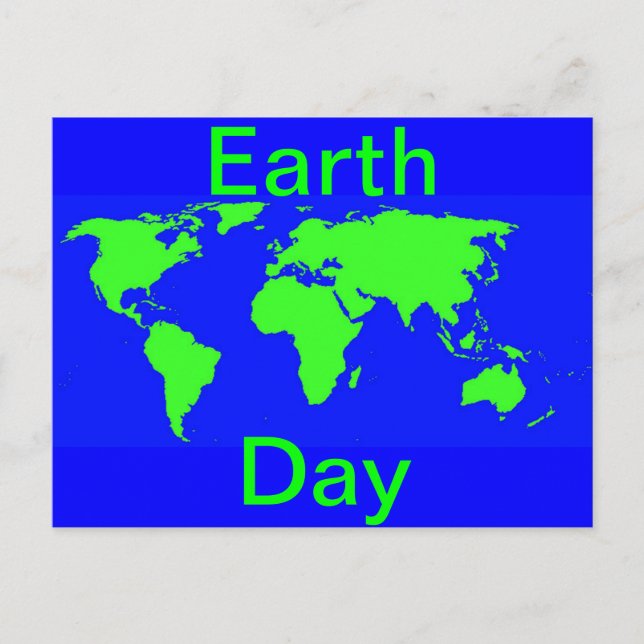 Cartão Postal Dia da Terra (Frente)