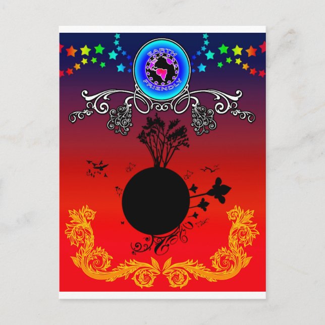 Cartão Postal Dia da Terra (Frente)