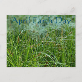 Cartão Postal Dia da Terra de abril