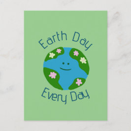 Cartão Postal Dia da Terra Todos os Dias