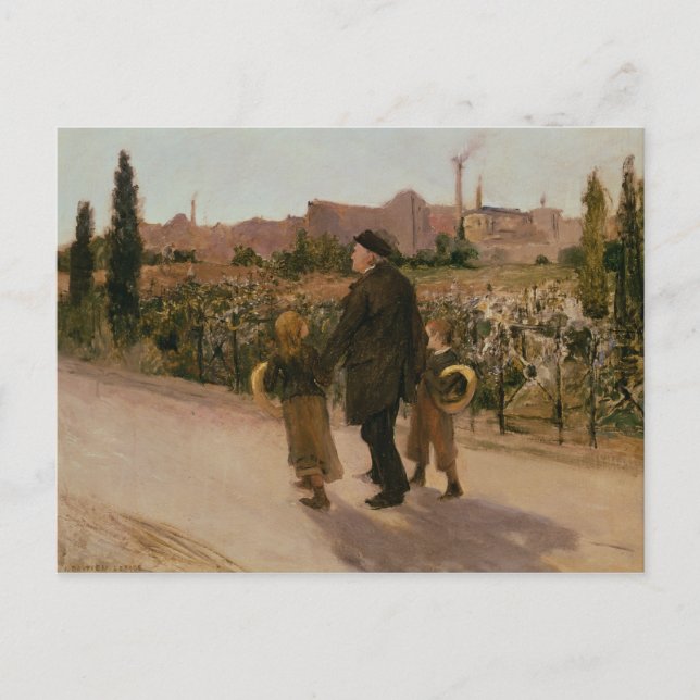 Cartão Postal Dia das Almas, c.1882 (Frente)