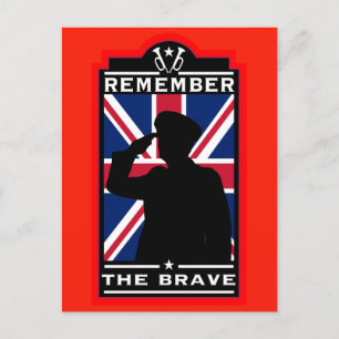 Cartão Postal Dia das Forças Armadas Britânicas