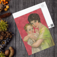 Dia das Mães de 1930 Mãe Segurando Bebê