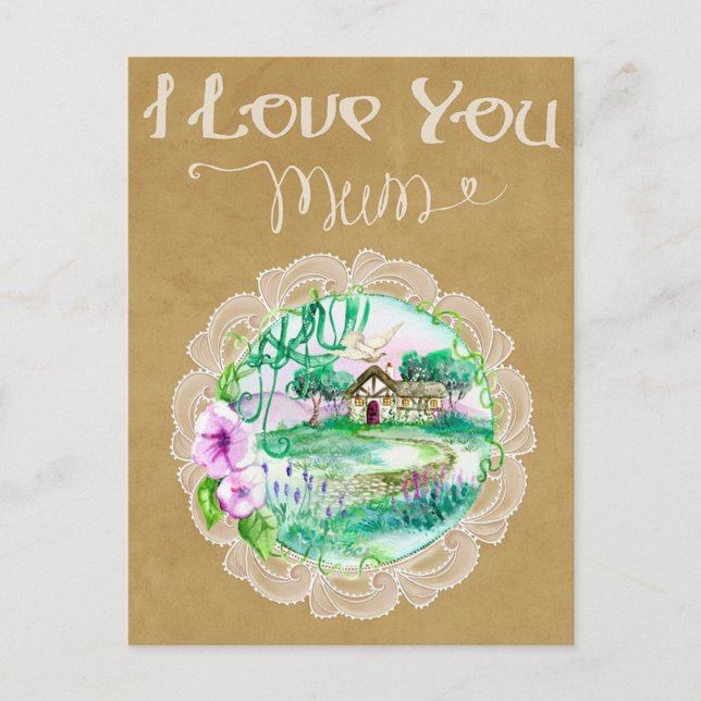 Cartão Postal Dia de as mães (Frente)