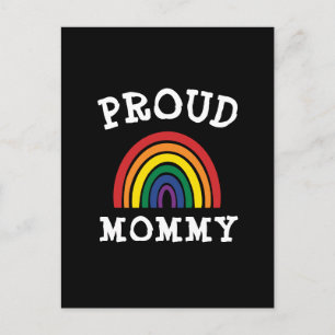 Cartão Postal Dia de as mães Arco-Íris Mamãe LGBTQ Ortodia