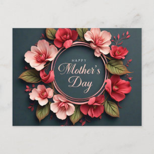 Cartão Postal Dia de as mães de placas postadas