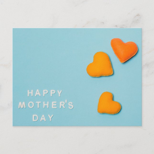 Cartão Postal Dia de as mães Feliz (Frente)