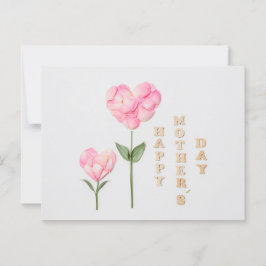 Cartão Postal Dia de as mães Feliz