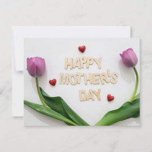 Cartão Postal Dia de as mães Feliz