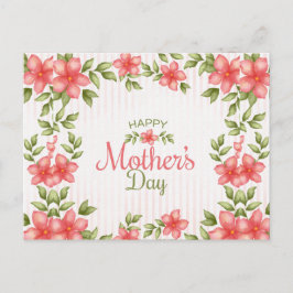 Cartão Postal Dia de as mães Feliz