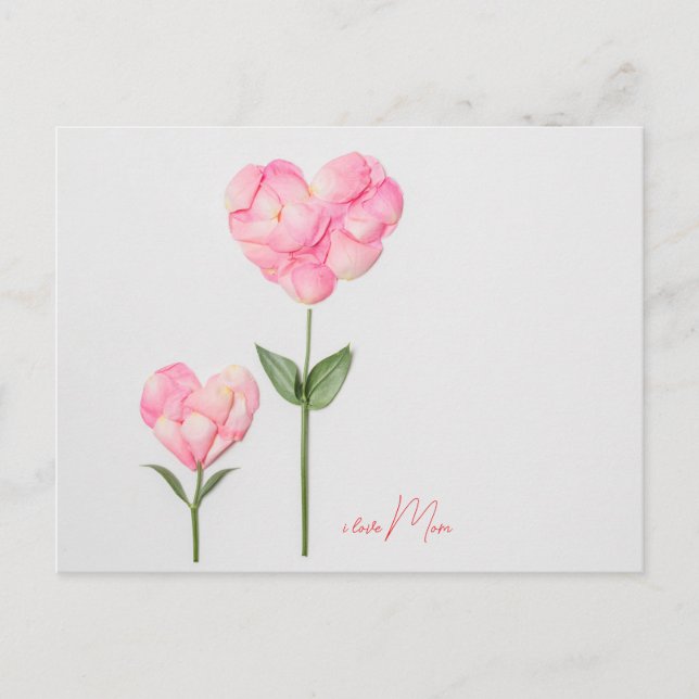 Cartão Postal Dia de as mães Feliz (Frente)