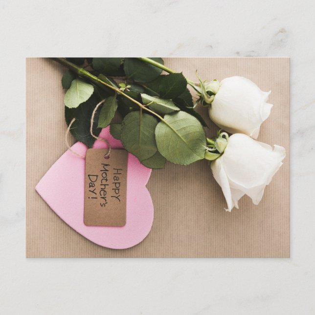 Cartão Postal Dia de as mães Feliz (Frente)