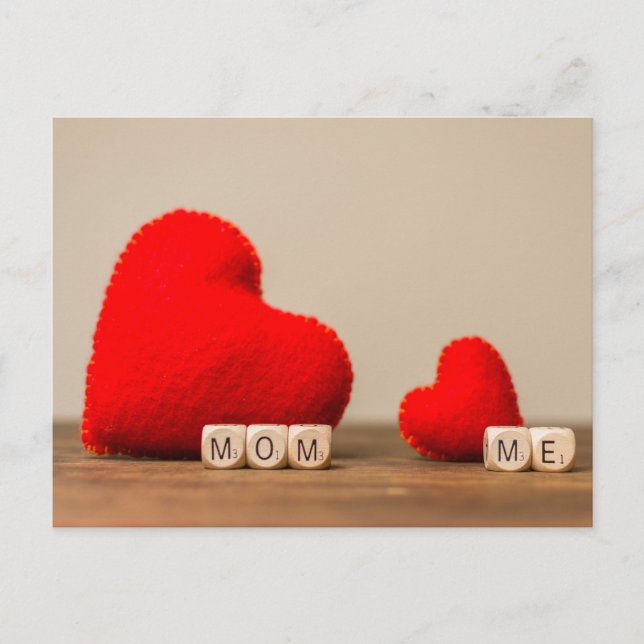 Cartão Postal Dia de as mães Feliz (Frente)