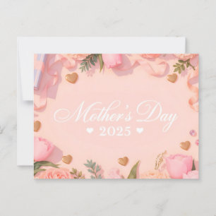 Cartão Postal Dia de as mães Feliz