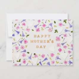 Cartão Postal Dia de as mães Feliz