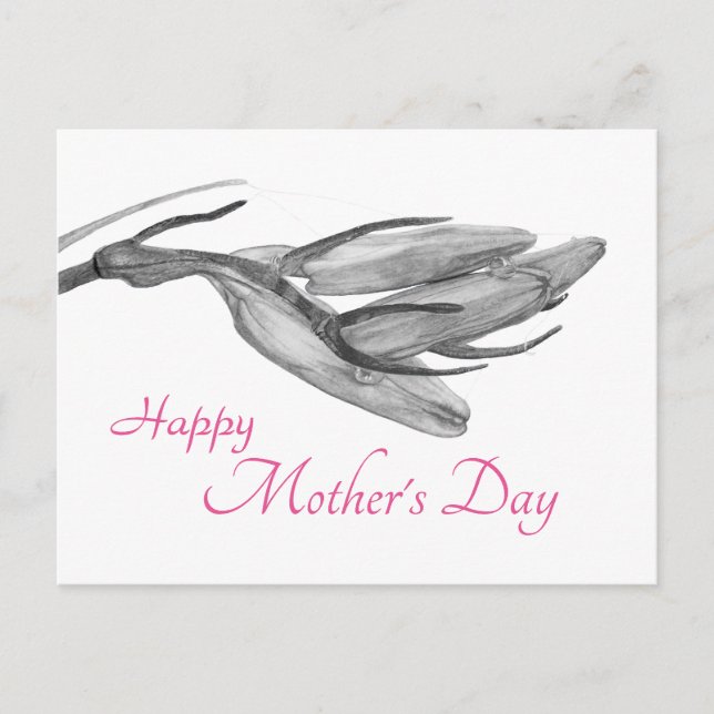 Cartão Postal Dia de as mães Feliz | Cartão-postal Birthday Blue (Frente)