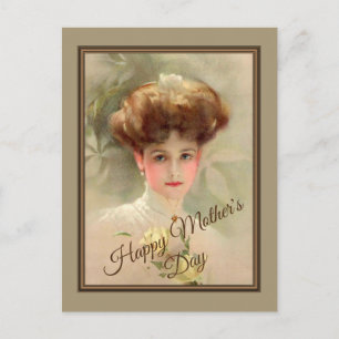 Cartão Postal Dia de as mães Gibson Girl