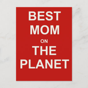 Cartão Postal dia de as mães - Melhor mãe