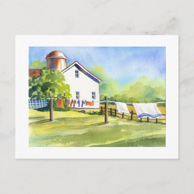 Cartão Postal Dia de Lava do País (Frente)