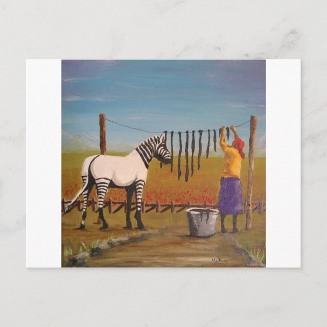 Cartão Postal Dia de Lavagem (Frente)