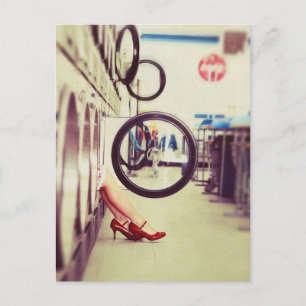 Cartão Postal dia de lavar roupa