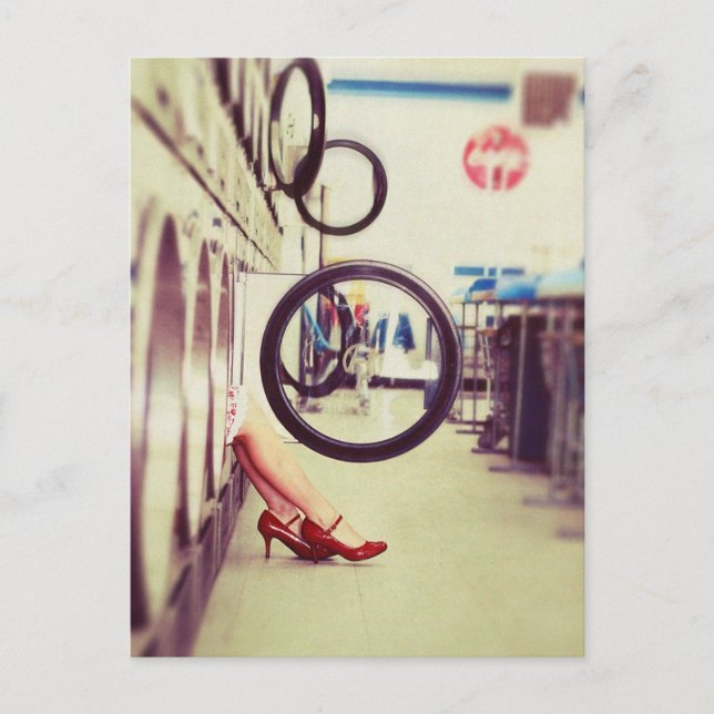 Cartão Postal dia de lavar roupa (Frente)