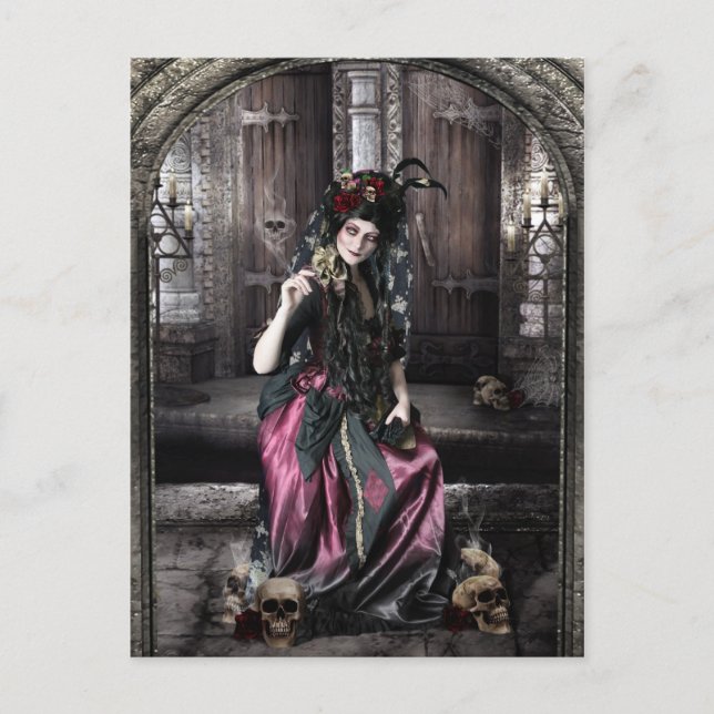 Cartão postal Dia De Los Muertos (Frente)