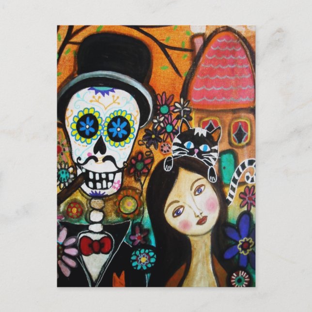 CARTÃO POSTAL DIA DE LOS MUERTOS (Frente)