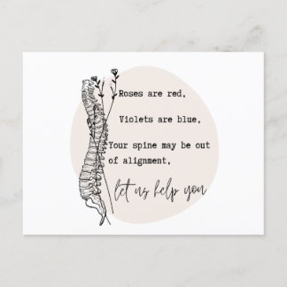 Cartão Postal Dia de os namorados quiroprático, quiroprática, Ch