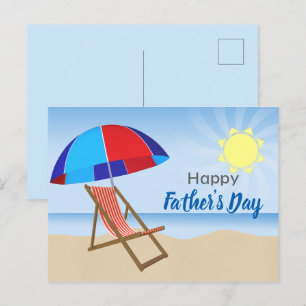 Cartão postal - Dia de os pais feliz