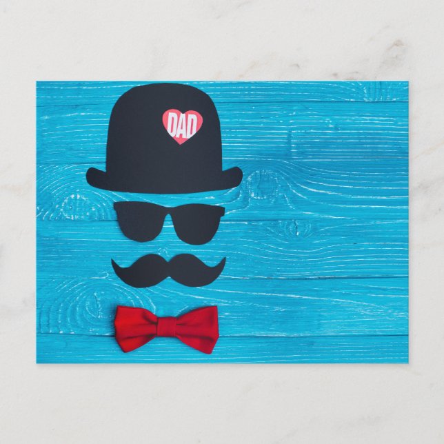 Cartão Postal Dia de os pais Feliz (Frente)