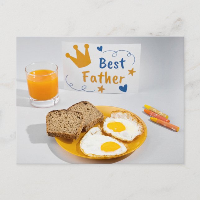 Cartão Postal Dia de os pais Feliz (Frente)