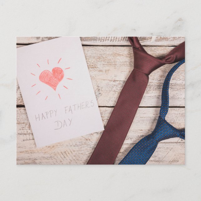 Cartão Postal Dia de os pais Feliz (Frente)