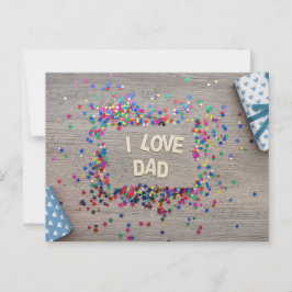 Cartão Postal Dia de os pais Feliz