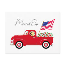 Dia de Recordação do Caminhão Vermelho do Labrador