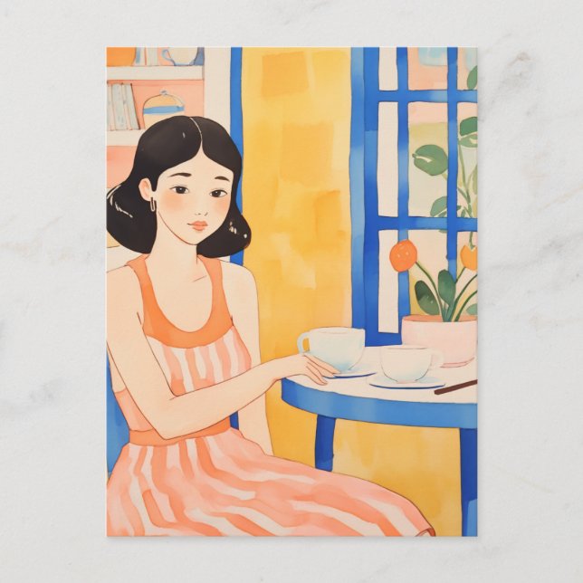 Cartão Postal Dia do Café (Frente)