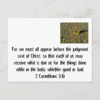 Cartão Postal Dia do Juízo Final