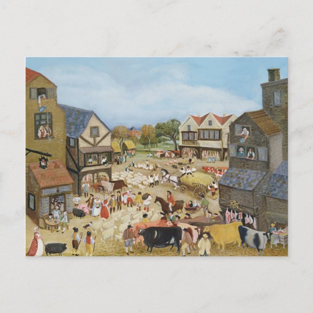 Cartão Postal Dia do Mercado (Frente)