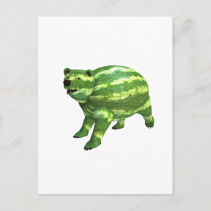 Cartão Postal Dia do Urso da Melancia Nacional