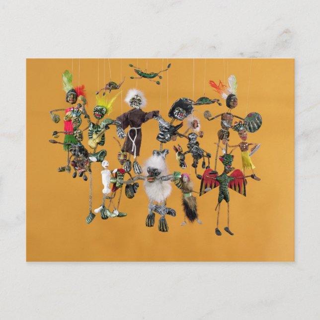 Cartão Postal Dia dos Mortos, de Oaxaca (Frente)