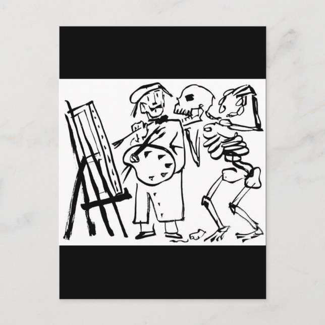 Cartão Postal Dia dos Mortos, México. Cerca de 1951 (Frente)