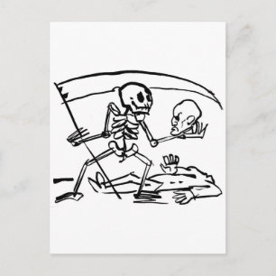 Cartão Postal Dia dos Mortos, México. Em 1951.