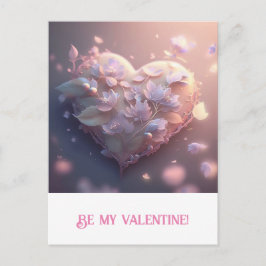 Cartão Postal Dia dos Namorados. Coração