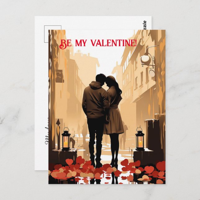 Cartão Postal Dia dos Namorados. Fale do seu amor! (Frente/Verso)