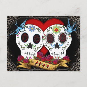 Cartão Postal Dia dos Padrões do Amor do Cartão-Postal Morto