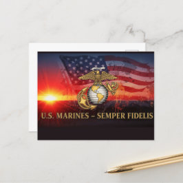 Cartão Postal Dia dos Veteranos - Homenageando todos que servira