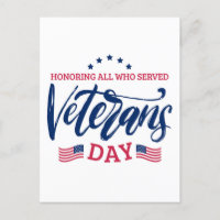 Dia dos Veteranos - Homenageando todos que servira