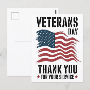 Cartão Postal Dia dos Veteranos, Veteranos Dia 2025, Veteranos D