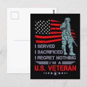 Cartão Postal Dia dos Veteranos, Veteranos Dia 2025, Veteranos D